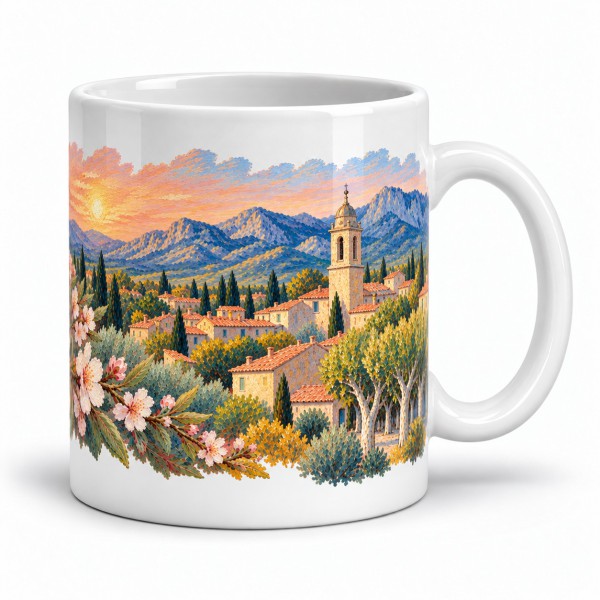 Mug Provence - Saint-Rémy au matin, anse à droite