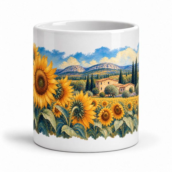 Mug Provence - Tournesols de juillet, Manufacture Arssans