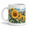 Mug Provence - Tournesols de juillet, anse à gauche