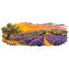 Mug Provence - Lavandes au couchant, décor à plat