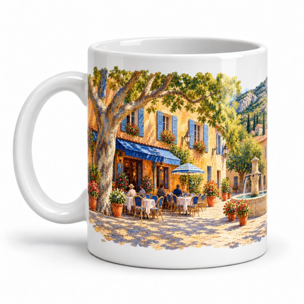 Mug Provence - Place du village, anse à gauche