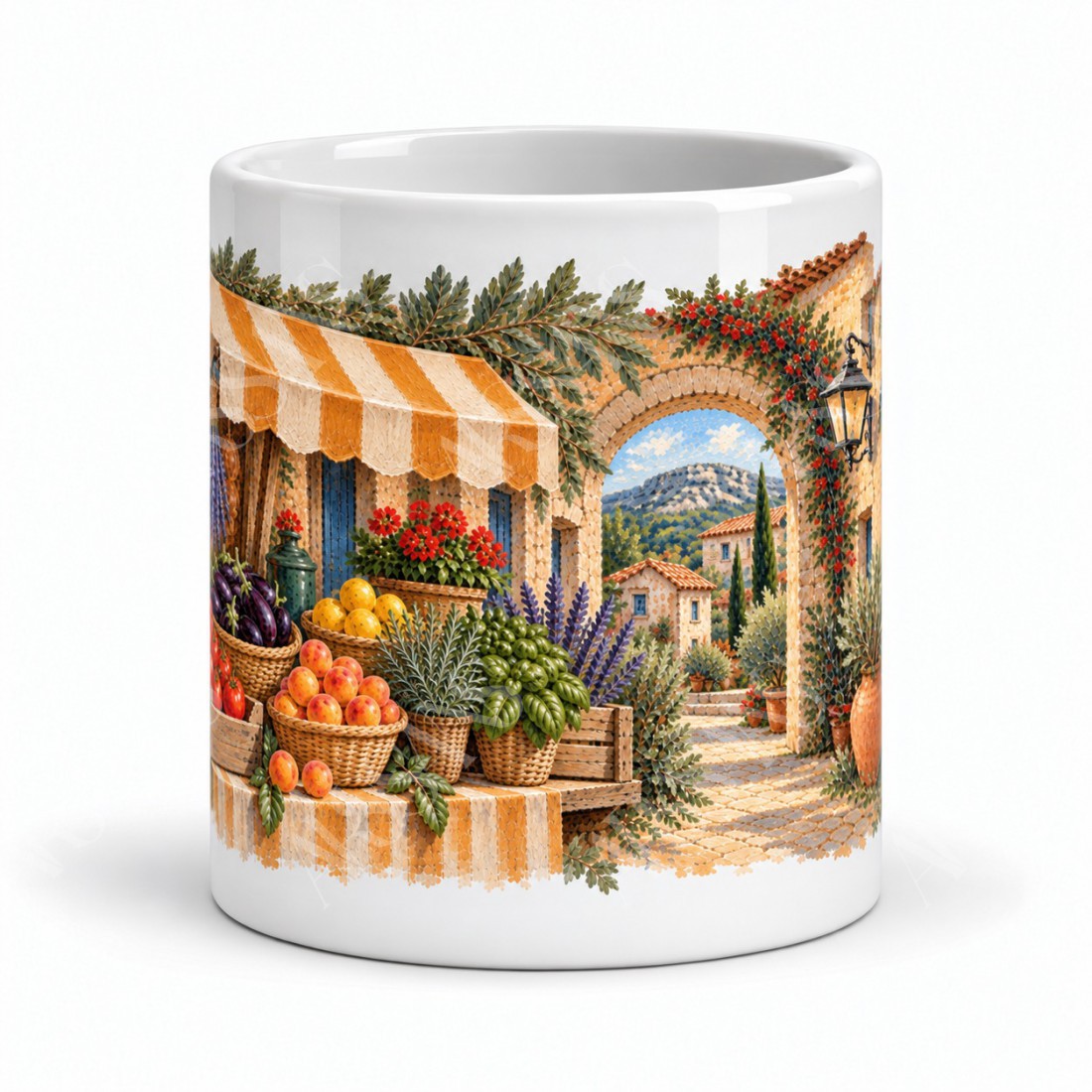Mug Provence - Marché de Provence, vue de face