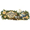 Mug thé - Comptoir de thé, décor à plat