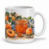 Mug gourmand - Confiture d’abricots, anse à droite