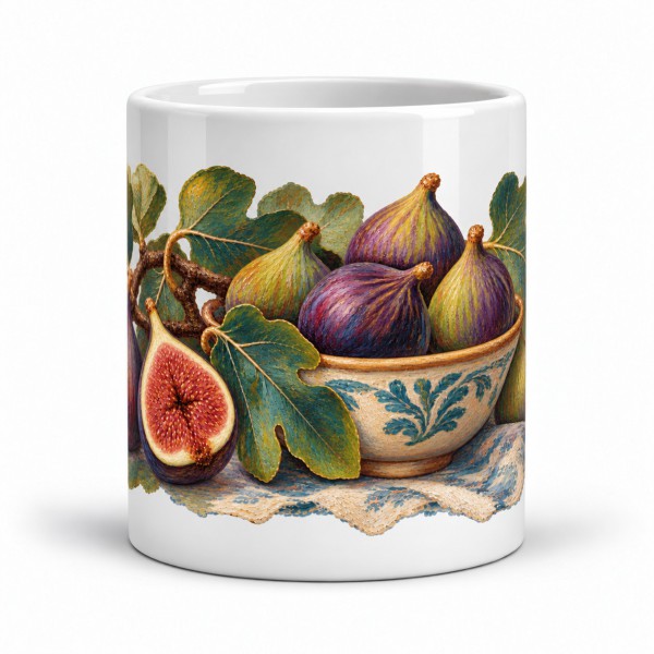 Mug gourmand - Figues et feuillages, Manufacture Arssans