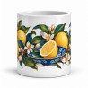 Mug gourmand - Citrons de Méditerranée, vue de face