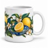 Mug gourmand - Citrons de Méditerranée, anse à droite