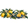 Mug gourmand - Citrons de Méditerranée, décor à plat