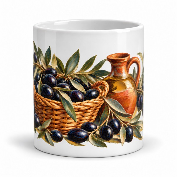 Mug gourmand - Olives noires et rameaux, Manufacture Arssans
