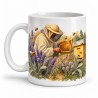 Mug métiers d’autrefois - L’Apiculteur, anse à gauche