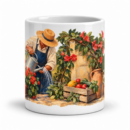 Mug métiers d’autrefois - Le Jardinier, vue de face