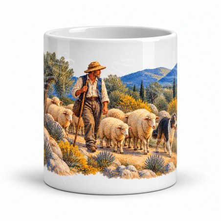 Mug métiers d’autrefois - Le Berger, vue de face