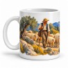 Mug métiers d’autrefois - Le Berger, anse à gauche