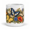 Mug nature - Papillons de collection, vue de face