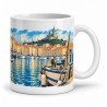 Mug voyage - Escale à Marseille, anse à droite