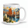 Mug thé - Comptoir de Canton, anse à droite
