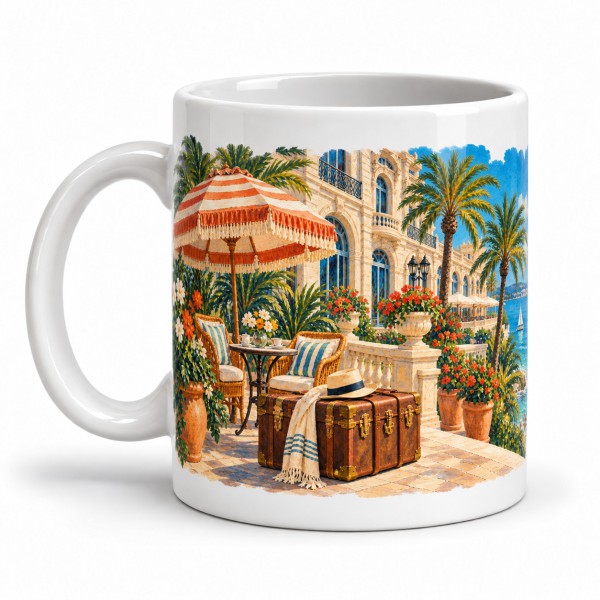 Mug voyage - Le Grand Hôtel de la Méditerranée, anse à gauche