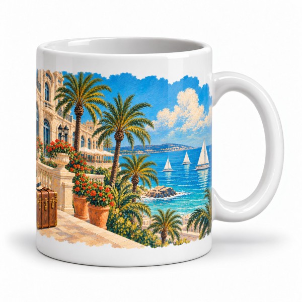 Mug voyage - Le Grand Hôtel de la Méditerranée, anse à droite