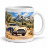 Mug rétro - Rallye des Alpilles, anse à droite