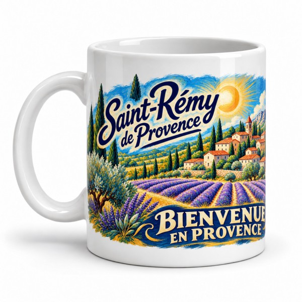 Mug Provence - Village au soleil, anse à gauche