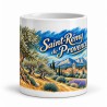 Mug Provence - Oliviers dans le mistral, vue de face