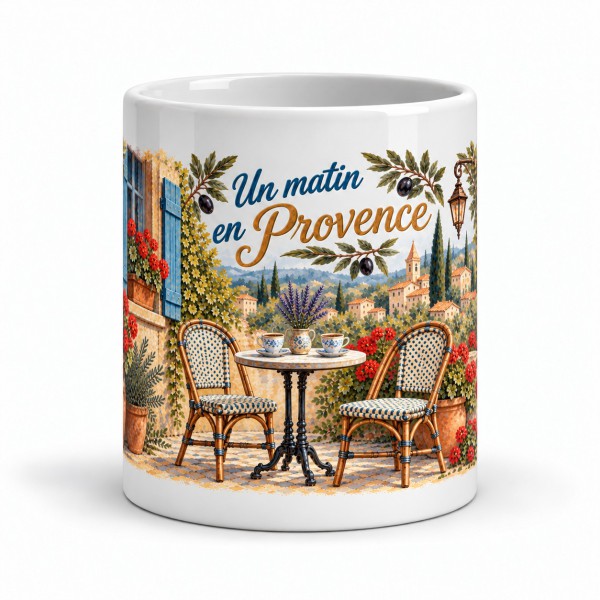 Mug Provence - Terrasse et café du matin, Manufacture Arssans