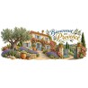 Mug Provence - Mas et jardin provençal, décor à plat