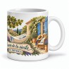 Mug Provence - Sieste aux volets bleus, anse à droite