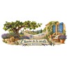 Mug Provence - Sieste aux volets bleus, décor à plat