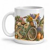 Mug Provence - Bicyclette et panier du marché, anse à gauche