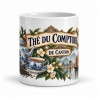Mug thé - Thé du Comptoir de Canton, façon carte postale, vue de face