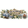 Mug thé - Thé du Comptoir de Canton, façon carte postale, décor à plat