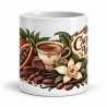 Mug cacao - Cacao et vanille, vue de face