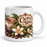 Mug cacao - Cacao et vanille, anse à droite