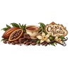 Mug cacao - Cacao et vanille, décor à plat