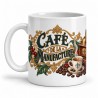Mug café - Café de la Manufacture, anse à gauche