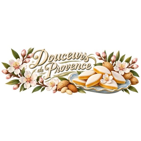 Mug gourmand - Amandes et calissons, décor à plat