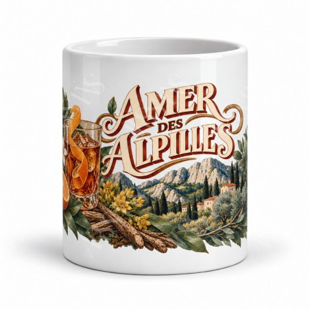 Mug apéritif - Amer des Alpilles, vue de face