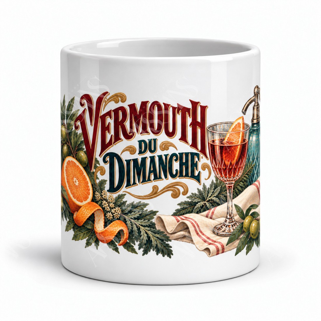 Mug apéritif - Vermouth du dimanche, vue de face