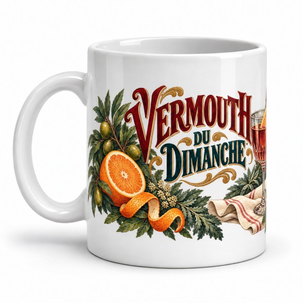 Mug apéritif - Vermouth du dimanche, anse à gauche