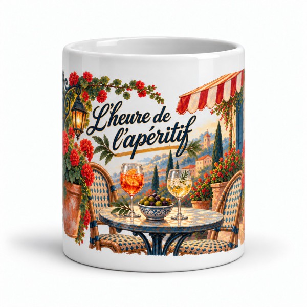 Mug Provence - Terrasse à l’heure de l’apéritif, Manufacture Arssans