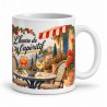 Mug Provence - Terrasse à l’heure de l’apéritif, anse à droite
