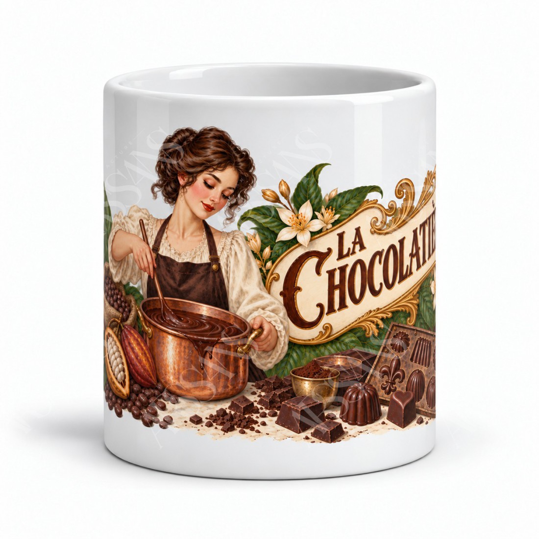 Mug métiers d’autrefois - La Chocolatière, vue de face