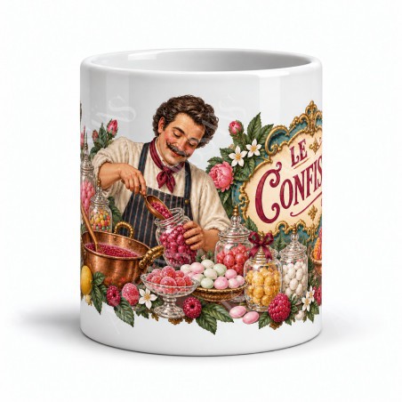 Mug métiers d’autrefois - Le Confiseur, vue de face