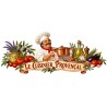 Mug métiers d’autrefois - Le Cuisinier provençal, façon carte postale, décor à plat