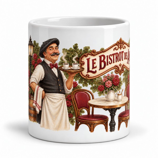 Mug métiers d’autrefois - Le Bistrot des amis, Manufacture Arssans