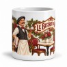Mug métiers d’autrefois - Le Bistrot des amis, vue de face