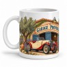 Mug rétro - Garage provençal, anse à gauche