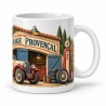 Mug rétro - Garage provençal, anse à droite