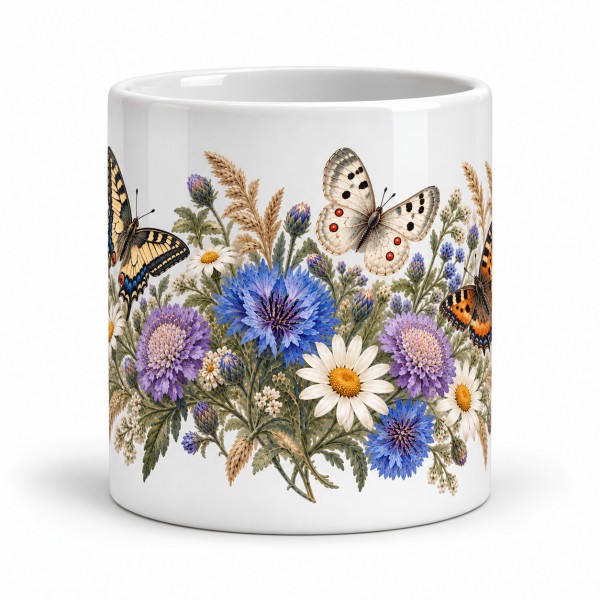 Mug nature - Papillons et fleurs sauvages, Manufacture Arssans